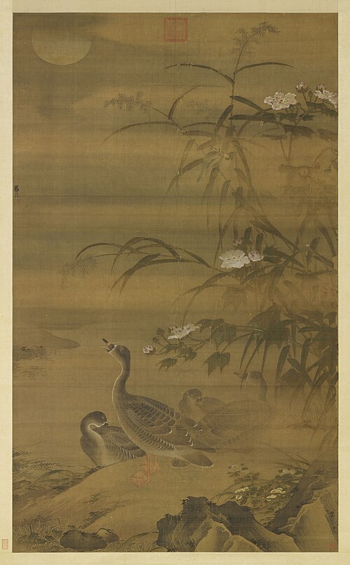 Waterfowl Among Autumn Shoals, , Lü Ji