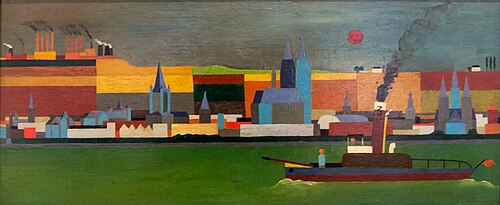 Kölner Stadtansichten, 1929, Franz Wilhelm Seiwert