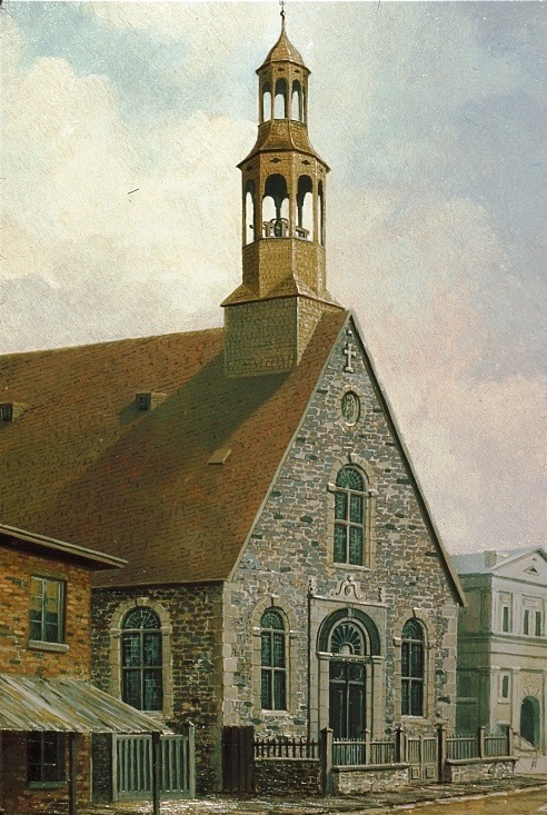 La vieille église Bonsecours, 1885, Henry Bunnett