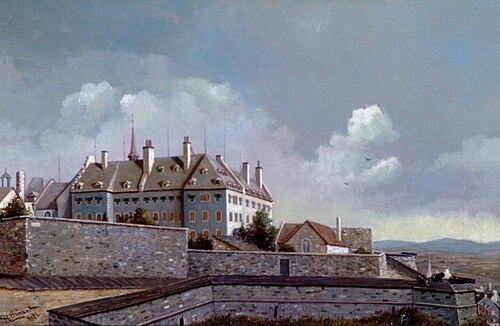 L'Hôtel-Dieu, Québec, 1886, Henry Bunnett