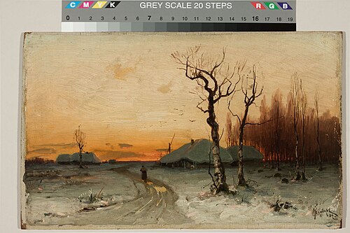 Evening Scenery, 1887, Julius von Klever