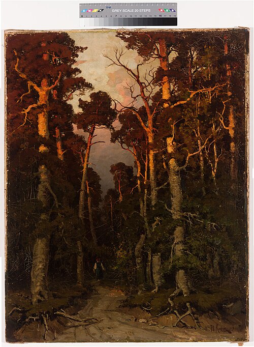 Pine Forest Motiv, 1878, Julius von Klever