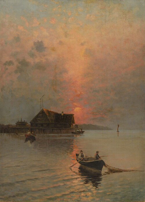 Fishing, , Julius von Klever