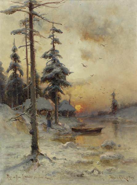 Talvemaastik, 1903, Julius von Klever