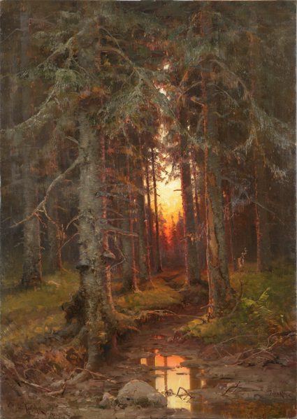 Metsamaastik, 1902, Julius von Klever