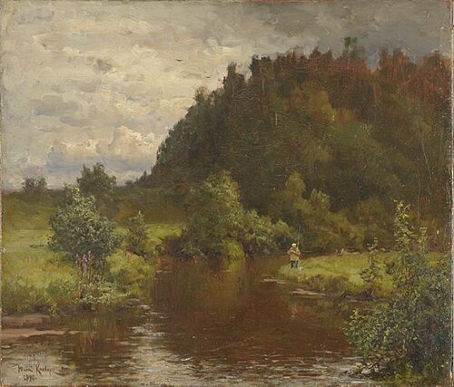 Pljussa jõe maastik, 1898, Julius von Klever