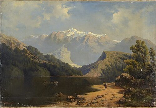 Järv mägedes, 1869, Julius von Klever