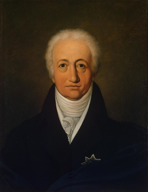 Portrait of Johann Wolfgang Goethe, 1818, Ferdinand Jagemann