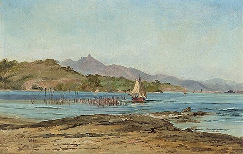 Paysage, 1885, Firmino Monteiro