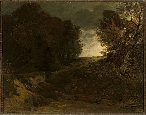 Forest landscape with a creek, , Ludwig Willroider