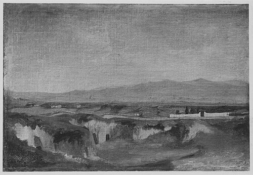 Italienische Landschaft, 1841, Carl Steffeck