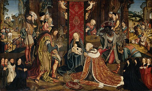 L'Adoration des mages, 1505, Maître de l'Autel d'Aix-la-Cha