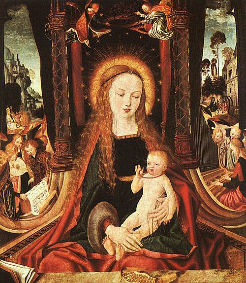 Vierge à l'Enfant, 1500, Maître de l'Autel d'Aix-la-Cha
