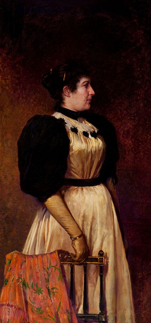 Portrait d'une dame, 1895, Henrique Bernardelli