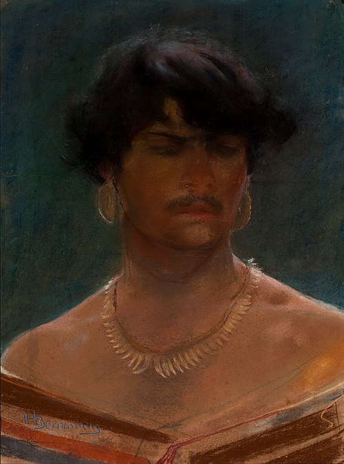 Head of an Indian, 1925, Henrique Bernardelli