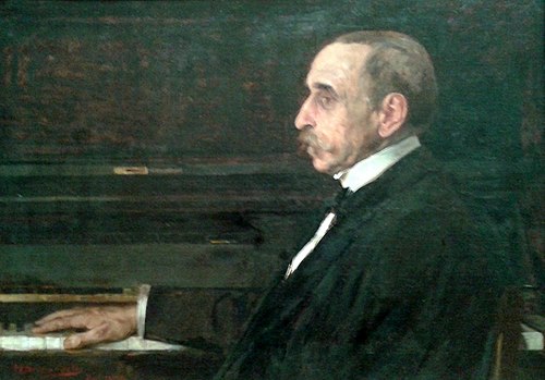 Retrato do pianista Artur Napoleão, 1904, Henrique Bernardelli