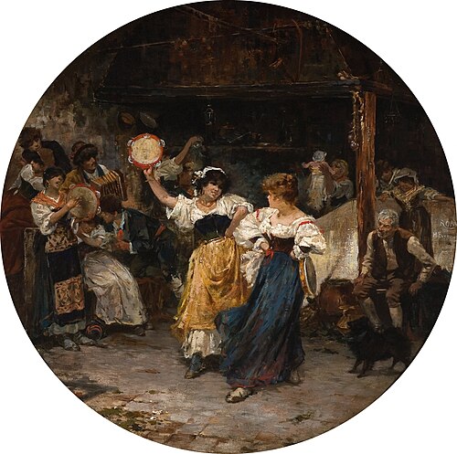 A Tarantela, 1886, Henrique Bernardelli