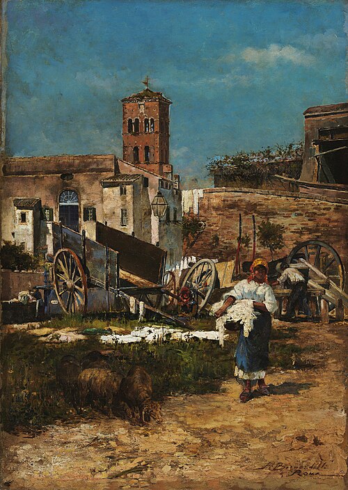 Vista de Roma, 1884, Henrique Bernardelli