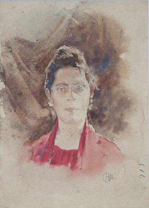 Retrato (Figura humana 1), , Henrique Bernardelli