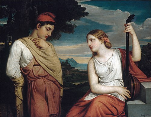 The Greek Lovers, 1846, Henry Peters Gray