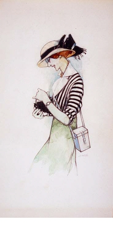 Woman with camera, 1907, Javier Gosé