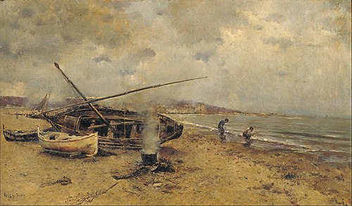Sitges Study, 1896, Joan Roig Soler