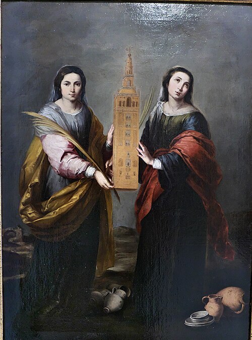 Saints Justa and Rufina, 1871, José Roldán y Martínez