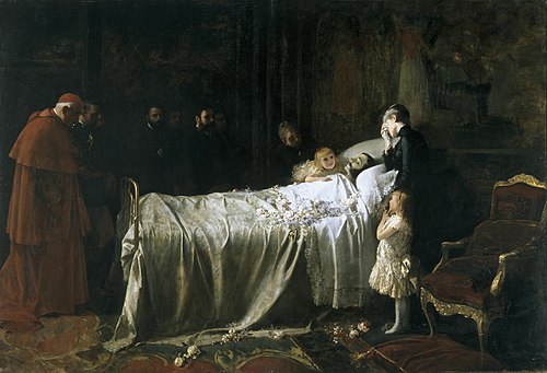 el Último Beso, 1887, Juan Antonio Benlliure