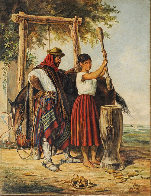 The maize treader, 1868, Jean Léon Pallière