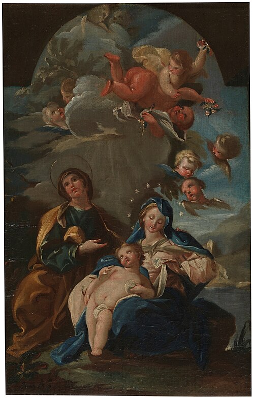 Saint Anne, the Virgin and the Christ Child, 1750, Juan Ramírez de Arellano