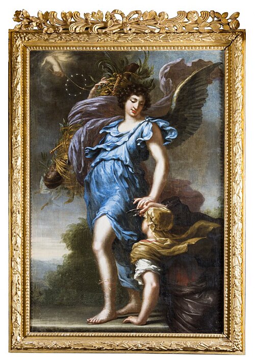 Konung Karl XI:s skyddsängel. Allegori, 1668, David Klöcker Ehrenstrahl