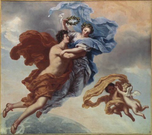 Dygdens belöning, allegori, 1680, David Klöcker Ehrenstrahl
