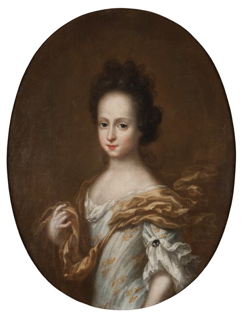 Hedvig Sophia of Sweden (1681–1708), Swedish princess and a Duchess Consort of Holstein-Gottorp, 1650, David Klöcker Ehrenstrahl