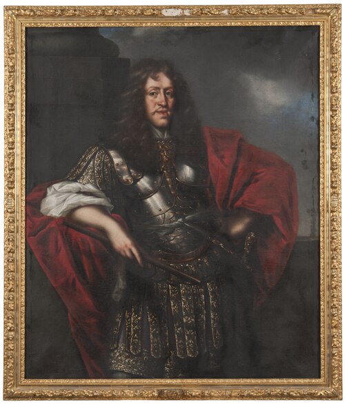 Adolf Johan t.e. (1629-1689), count palatine of Zweibrücken, duke of Stegeborg married to 1. Elsa Be, 1700, David Klöcker Ehrenstrahl