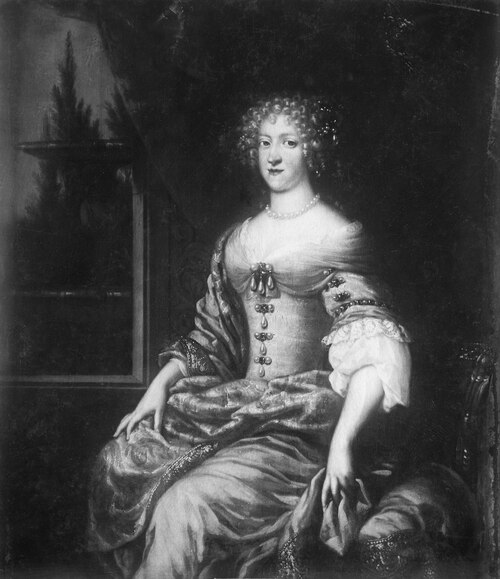 Fredrika Amalia (1649-1704), princess of Denmark, duchess of Holstein-Gottorp, married to Kristian A, 1672, David Klöcker Ehrenstrahl