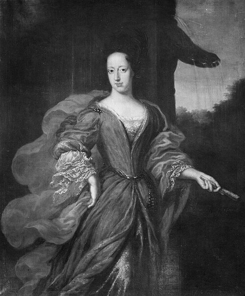 Maria Elisabet, 1678-1755, prinsessa av Holstein-Gottorp, abbedissa i Quedlingburg, , David Klöcker Ehrenstrahl