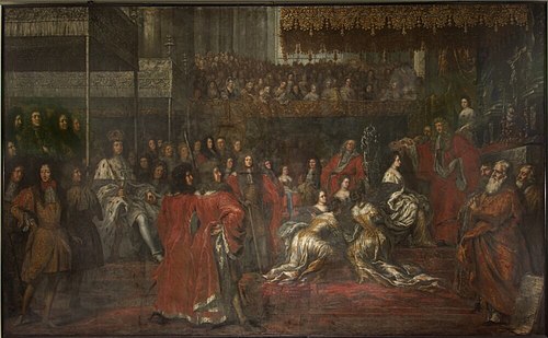 Drottning Ulrika Eleonora d.ä.:s (1656-1693) kröning, , David Klöcker Ehrenstrahl