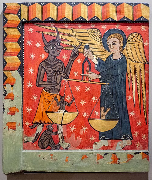Particular judgment of the soul, 1300, Maître de Soriguerola