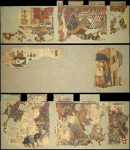 Mural paintings of the Conquest of Majorca, 1285, 