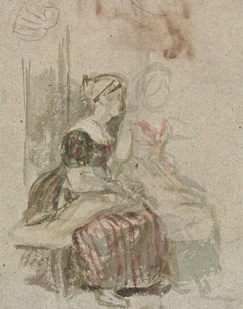 Study for "The Penny Wedding", 1818, David Wilkie