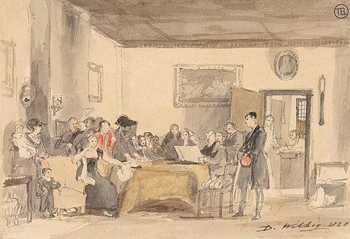 Study for "Reading the Will", 1820, David Wilkie