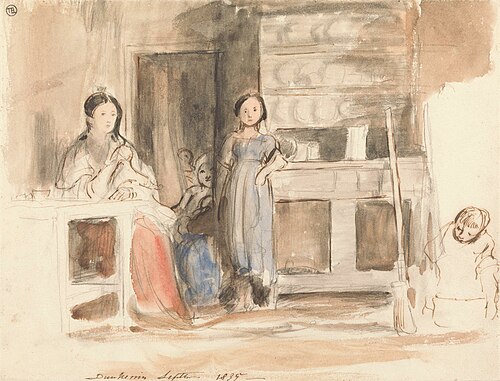 Kitchen Scene: Dunkerrin, September 1835, 1835, David Wilkie