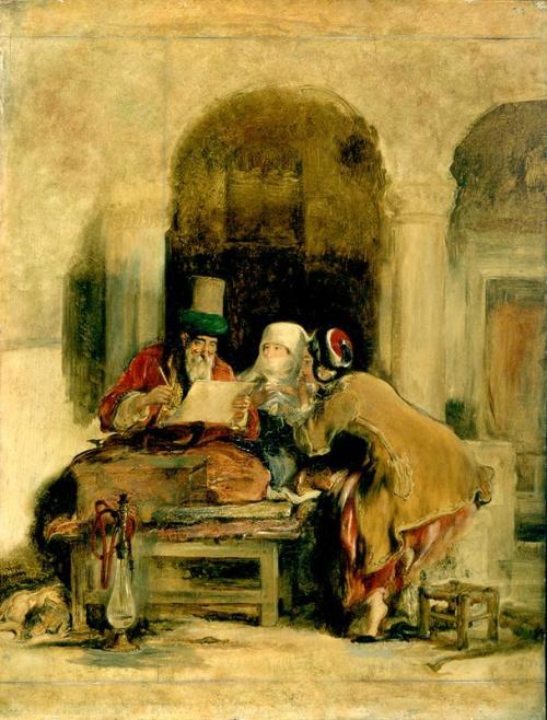 The Turkish Letter Writer, 1840, David Wilkie