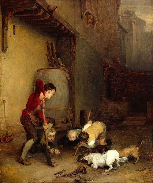 Boys Digging for Rats, 1812, David Wilkie