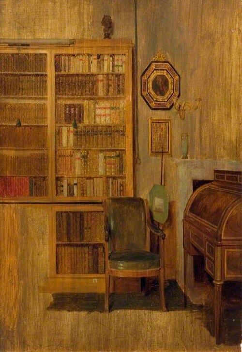 A Book Case (sketch for 'The Letter of Introduction'), 1813, David Wilkie