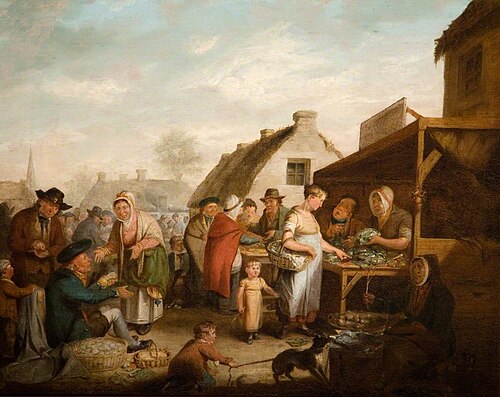 The Scottish Market Place, 1818, David Wilkie