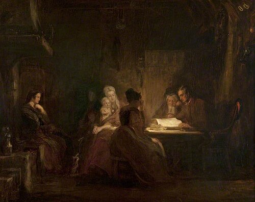 The Cottar's Saturday Night, 1837, David Wilkie