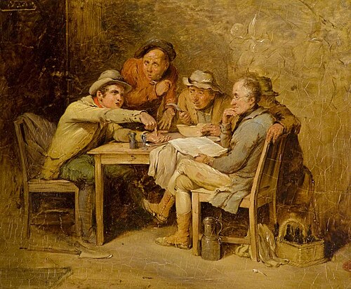 'The Village Politicians', , David Wilkie