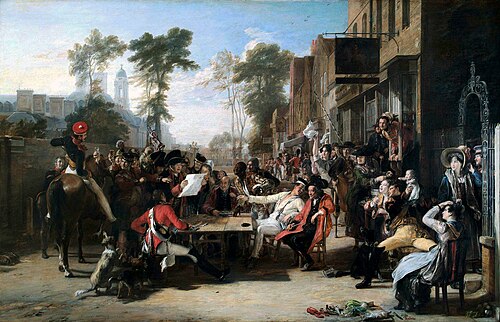 Chelsea Pensioners reading the Waterloo Dispatch, 1820, David Wilkie