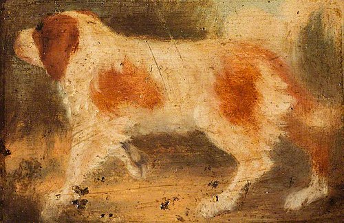 A Dog Facing Left, , David Wilkie